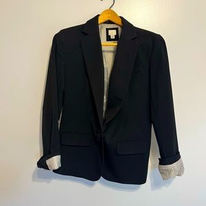Black fitted blazer